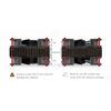 BYKSKI 30mm Thick Copper Single Row of Radiator Computer Water Cooling Liquid Heat Exchanger Use for 12cm Fans 120/240/360/480MM