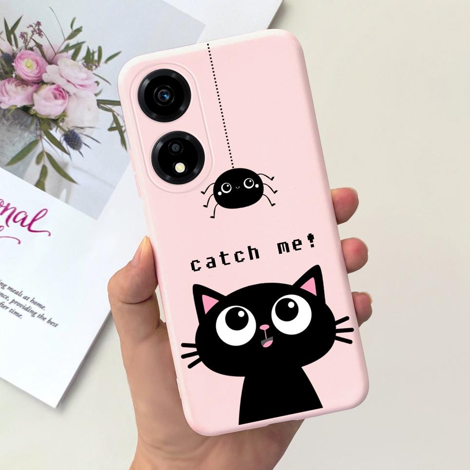 

Fundas For Honor X5 Plus 4G Back Cover VNA-LX2 Cute Cat Cartoon Cover Soft Silicone Phone Case For Honor X5 Plus HonorX5 X5 Capa Honor X5 5G