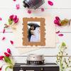 Good-24PCS Wooden Hollow Decoration DIY Wooden Photo Frame Photo Ornament Wedding Photo Frames Wood Photo Frame Cutout