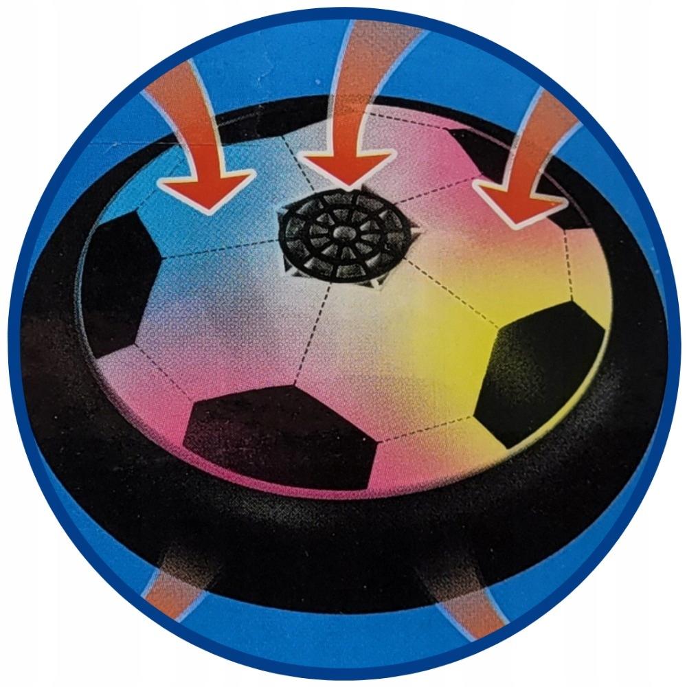 Piłka Powietrzna Latająca Nożna Hover Ball Diody Led Poduszka Świeci