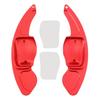 Steering Wheel Paddle Shifter Extension For SEAT VW Scirocco Aluminium Red