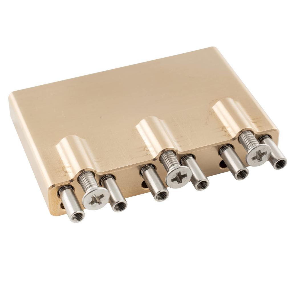 Musiclily Ultra 41mm Blast Tremolo Block for Wilkinson by GOTOH VG300/VS100N Tremolo Bridges (10.8mm String Pitch)