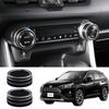 MEKOMEKO RAV4-XKTB Toyota RAV4 50 Series Aluminum Air Conditioner Switch Cover Air Conditioner Switch