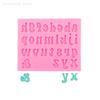3D Buchstaben Schablone Silikonform Schokoladenkuchenform DIY Fondant Druckform Für Küchenbacken