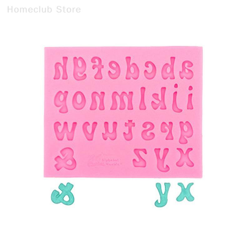 3D Buchstaben Schablone Silikonform Schokoladenkuchenform DIY Fondant Druckform Für Küchenbacken