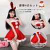 Christmas Cosplay Santa Costume One Piece Christmas Fancy Dress JK Uniform Skirt Cute Sexy Popular Santa Costume Adult Costume Santa Claus Bunny Girl