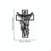 Metal Cross Wall Decor Minimalist Design Christian Hanging Resistant House Decoration for