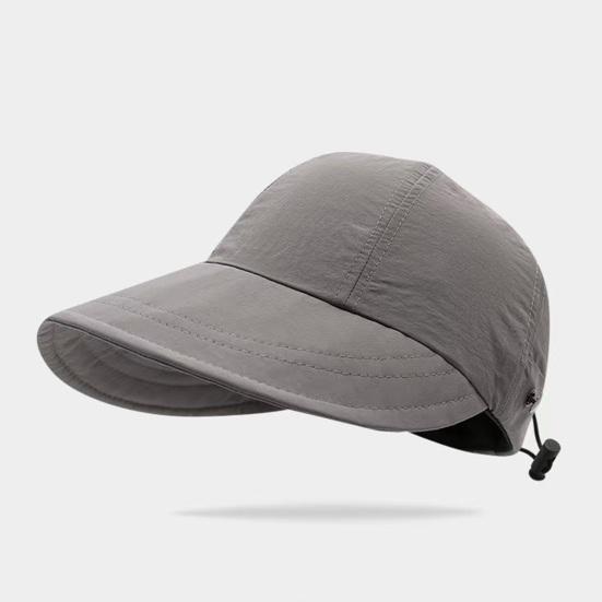 Sonnenschutzhut mit verstellbaren Riemen, Outdoor-Sonnenhut mit verlängertem Schirm, Vielseitige Sommerkopfbedeckung zum Radfahren, Tennis, Wandern
