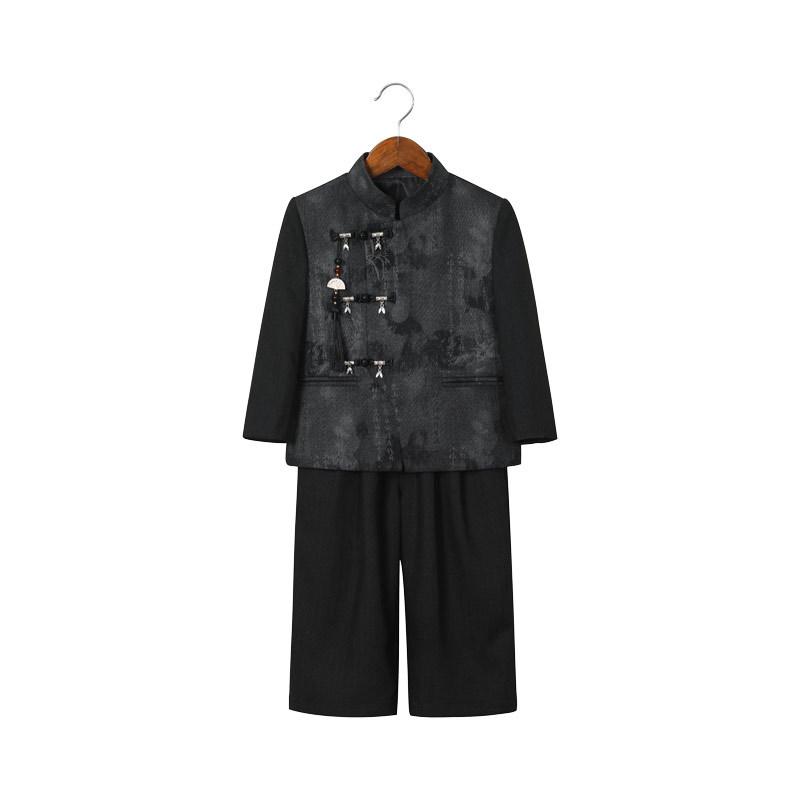 Traje de Bordado Chino Nuevo para Niños - Vestido de Primavera/Otoño y Hanfu para Niños para Actuaciones