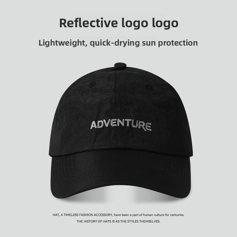 Spring Summer Unisex Polyester Breathable Adjustable Sports Baseball Cap For Outdoor Hiking And Sun Protection