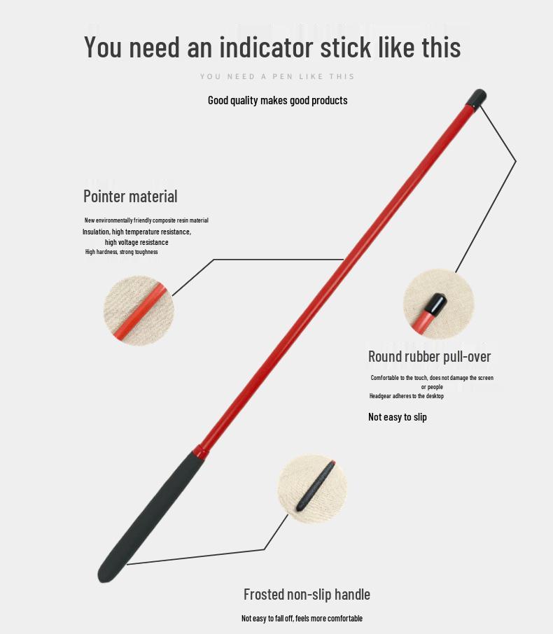 Teacher's Classroom Discipline Rod - Rattan Ruler for Educational Use