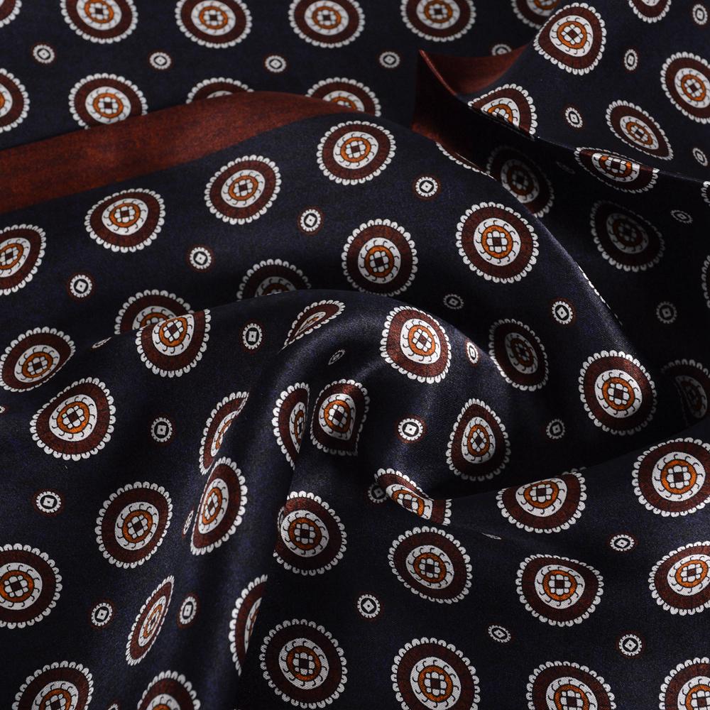 BYSIFA|Blue Silk Scarf Cravat Fashion New Gentlemanly 100% Mulberry Silk Male Long Scarves Round Design Soft Long Scarf 160*26cm