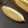 Leaf Shaped Fruit Plate Decorative Snack Tray Artistic Storage Tray for Living Room Event Parties and Daily Use