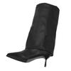 Large Size Pointed Fashion Boots Autumn and Winter But Knee Flanged Fashion Boots Show Feminine Elegance
