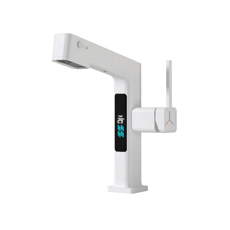 TLXT Digital Pull-out Basin Faucet