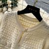 Summer Autumn Knitted Sweater Dress for Women Fashion Short Sleeve Single-breasted Hollow Out Elastic Simple Prom Dresses