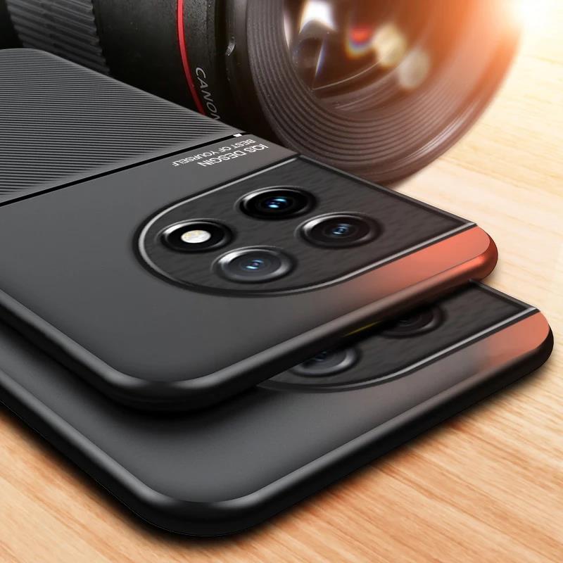 For OnePlus 11 12 Case Car Magnetic Leather Cover Soft Frame Funda On For One Plus 11 12 11R OnePlus11 5G Phone Capa CPH2487