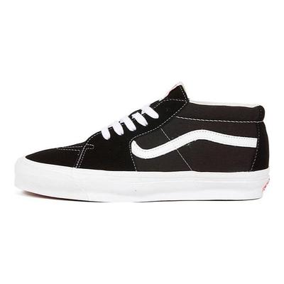 Zapatillas Unisex OG Sk8-Mid LX Negro Blanco VN0A4BVCBA2
