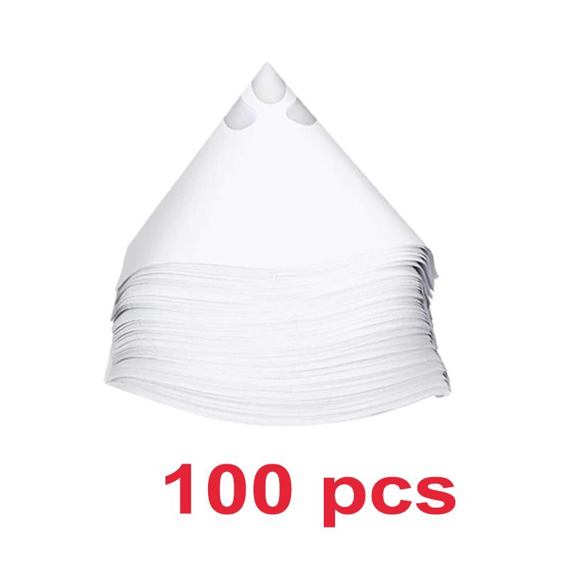 Car Paint Spray Mesh Paper Filter Purifying Straining Funnel Disposable Paint Filter Conical Nylon Micron Paper Funnels Tools