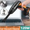 4 In 1 6000Pa Portable Car Vacuum Cleaner Cordless Interior Cleaner with LED Light Tire Pressure Gauge Inflator Auto Accessories