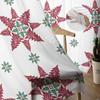 Weihnachten Schneeflocke Abstrakt Schleife Vorhänge für Wohnzimmer Schlafzimmer Heimdekoration Fenster Voile Tüll Vorhang Drapes