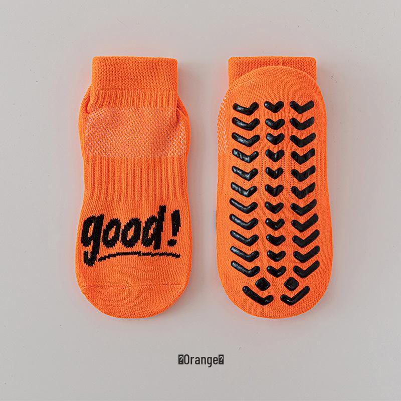 Children's Non-Slip Amusement Park Trampoline Socks, Mesh Breathable Dot Grip Socks, Adult Yoga Socks.
