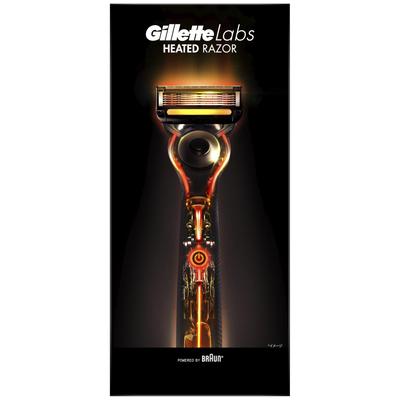 Gillette Labs Podgrzewana maszynka do golenia laserowego 3 sztuki Asortyment męski