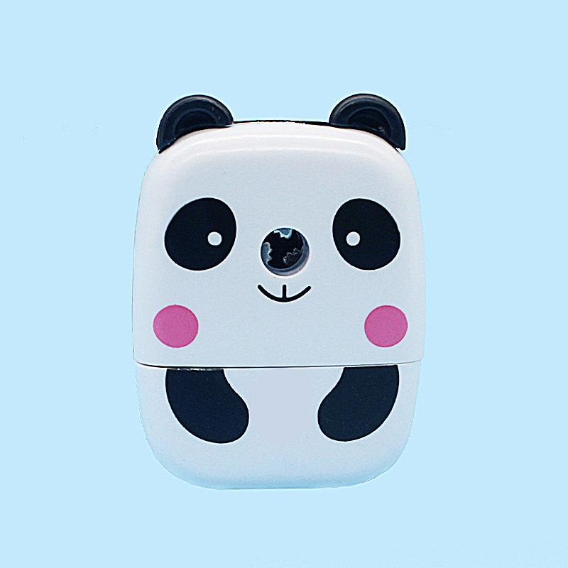 

Cartoon Panda Hand-cranked Pen Sharpener Automatic Pen Feeding Pen Sharpener Educational and Stationery Pen Sharpener