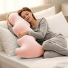 Adults Pea Pods Body Pillow Ice Silk Full Body Support Sleeping Pillow Ergonomic Soft Washable Cover Long Pillow for Side Sleepers