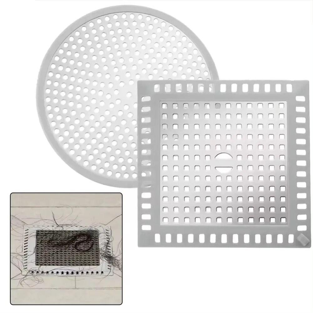 Anti-Clogging Floor Drain Filter Silicone Edging Shower Drain Cover Bathroom Hair Strainer Toilet