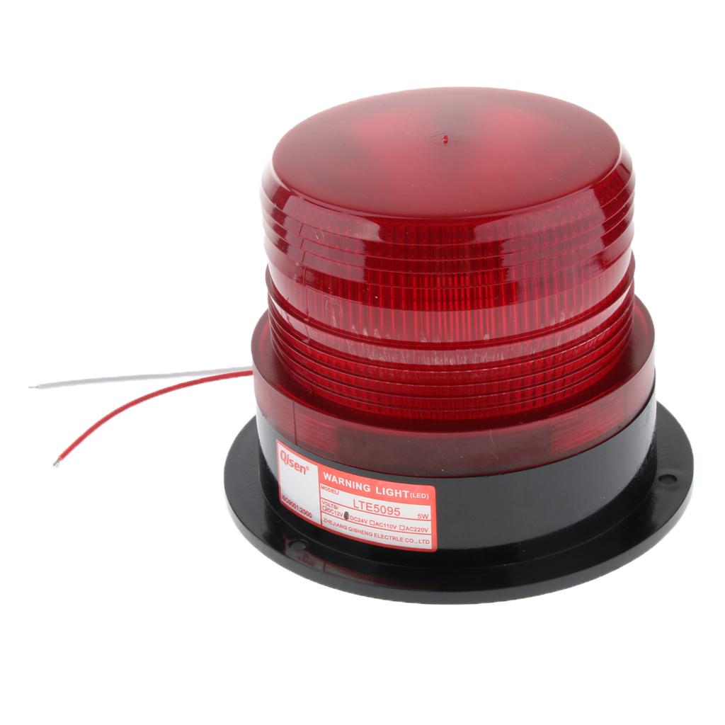 Rot LED Notleuchte Blinkende Warnlicht Lampe Warnlampe Beacon Licht 24V Rot LED Notleuchte Blinkende Warnlicht Lampe Warnlampe Beacon Licht 24V