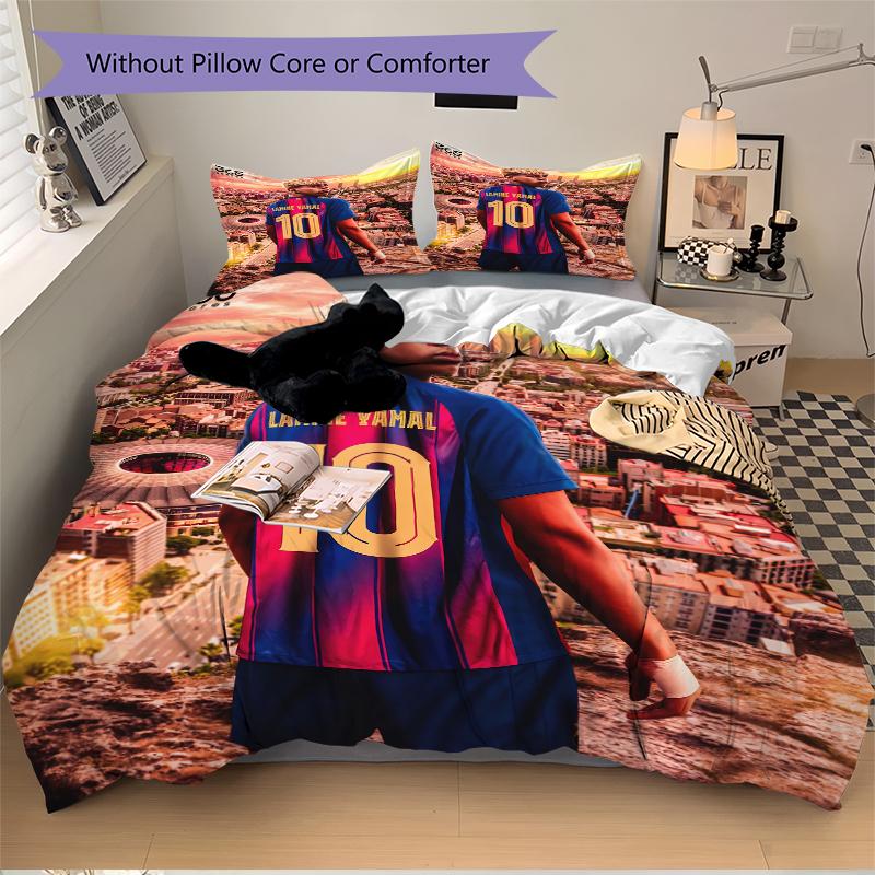 3Pcs Barcelona Dreams Unite Bedding Sets For All Sizes New 3D Printed Bed Cover Comforter Duvet Cover Pillowcase Bedroom Decoration