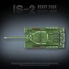 100249 Full Crown IS-2 Heavy Tank 1944 Model Fully Assembled Interlocking Plastic Toy Gift