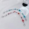 INS Imitation Moonstone Acrylic Beads Fashion Anti-lost Hand Carry Pendant Short Mobile Phone Chain