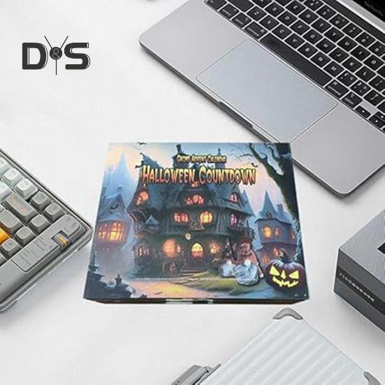 Adventní kalendář Halloween Gnome 2024 Odpočítávací kalendář Blind Box Mini figurky Gnome Halloween dekorace stolu pro domácí párty