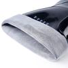 3 mittelhohe Stiefel Rindsehnensohle drei-fach wasserdichte Regenschuhe Herren 15 mittelhohe Regenstiefel Arbeitsschutz schwarz Wasserschuhe
