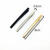 6cm-8cm Korean Style Thin Rectangular Duckbill Hair Clips
