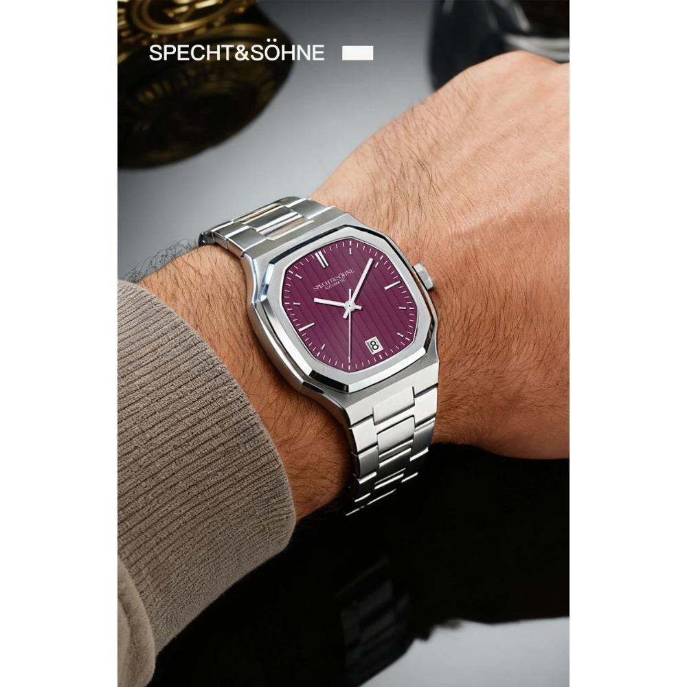 New Arrivals Specht&Sohne Watch 37MM Automatic Watches For Men Japan 8215 Movt Sapphire Crystal Stainless Steel 50M Waterproof