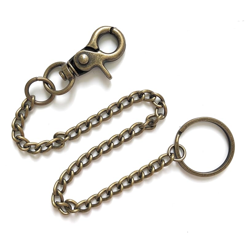 

Небрендовый брелок для ключей, цепочка для кошелька, цепочка для кошелька с вращающимся кольцом в виде краба из баклажана