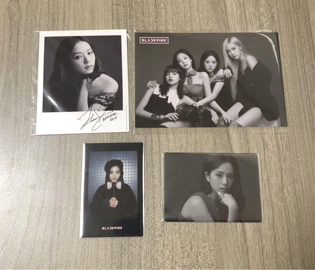 [USED] BLACKPINK KILL THIS LOVE penlight bonus Jisoo trading card