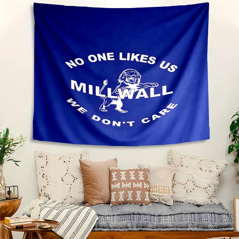 Millwall Football Club Tapestry Wall Hanging Room Background Cloth Home Decor Beach Mat Yoga Mat Sofa Bed Sheet