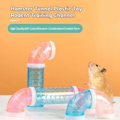 Hamster Tunnel Plastikspielzeug Nagetier Trainingskanal Langlebig DIY Spleiß Labyrinthröhre Externe Pipeline für Kleintierzubehör