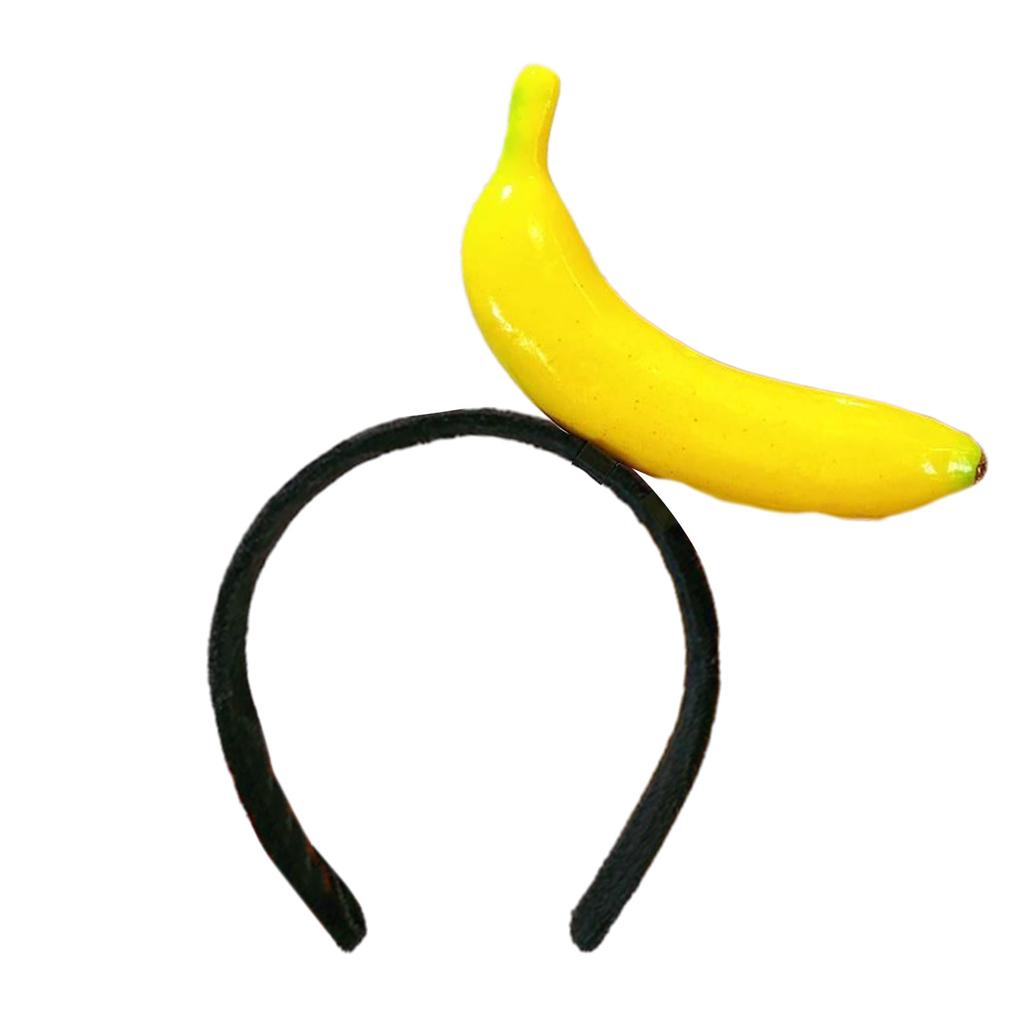 Novelty Knitted Headbands Stuffed Vegetables Hairbands Comfortable Costume Headpiece for Party Costume Accessory