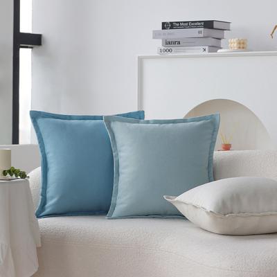 Blue Nordic Pillow Ins Style Simple Sofa Pillow Living Room High-end Pillow Case Hotel Soft Decoration