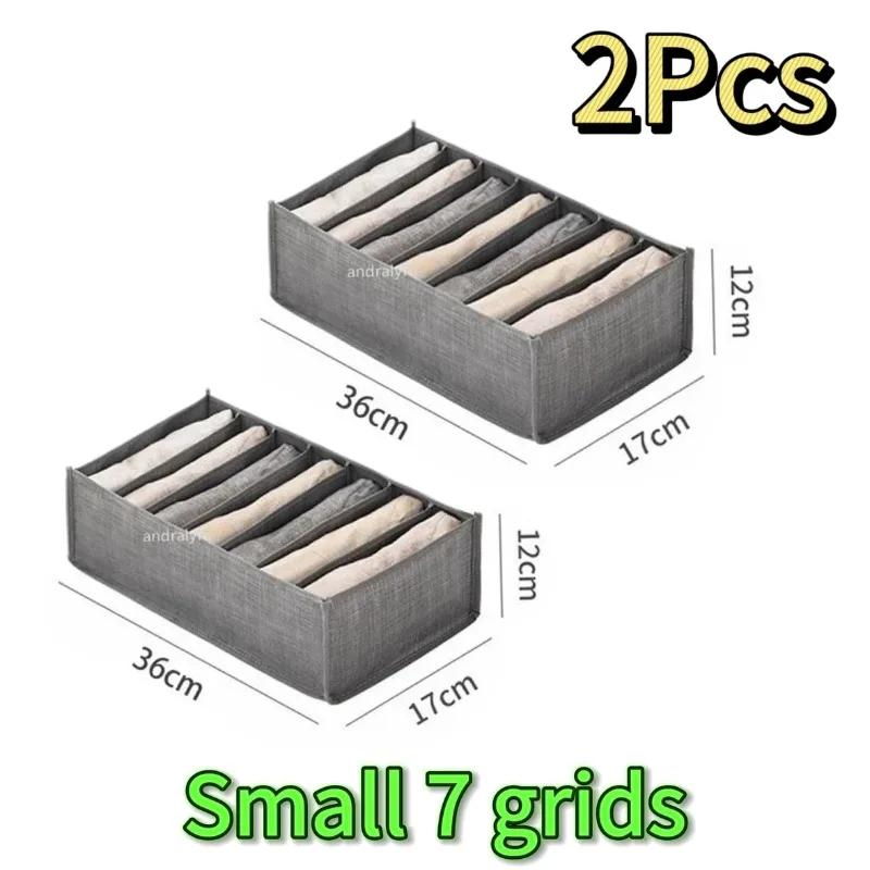 Organizer for Drawer Clothes Organizer Pants Jeans Storage Box Cabinet Drawer Organizer Underwear Socks T-Shirt Wardrobe Storage