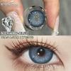 Eyeshare 2PCS New Fashion Color Contact Lenses Blue Glasses Lenses Brown Natural Beauty Lenses Green Fashion Lenses