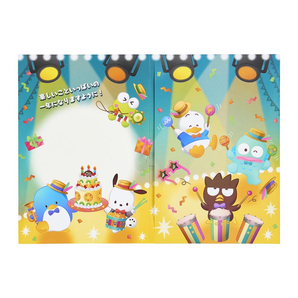 Sanrio Greeting Card Message Card Birthday Celebration Light Melody Celebration with Hapidanbui Samba 614742 & JPME60-5