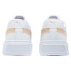 Puma Smash Series Platform V3 Leather Low-Top Sneakers Women Sneakers White Yellow 390758-03