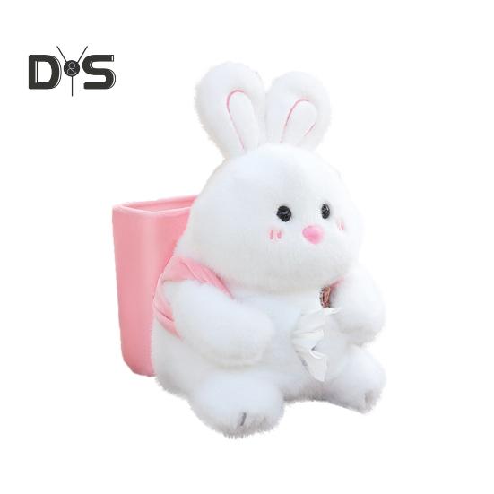 

Милый медведь, автомобильная коробка для салфеток и мусорное ведро 2-в-1, плюшевый многофункциональный органайзер, универсальный декор для салона автомобиля для внедорожника, грузовика, фургона C