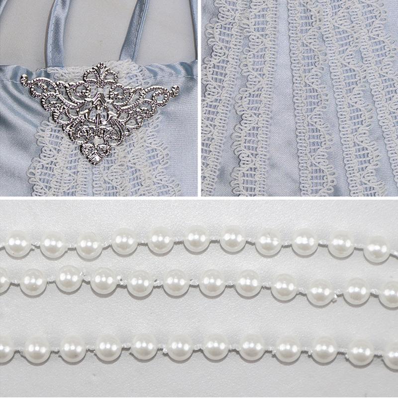 Anime Padme Cosplay Fantasy Amidala Nightdress Strap Sleep Dress Movie Space Battle Costume Disguise Adult Women Fantasia Outfit